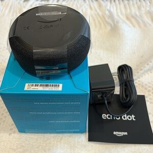 Amazon Echo Dot (3rd Generation) Smart Speaker w/ Alexa, Charcoal ~ New & Sealed